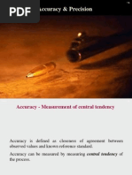 Accuracy and Precision