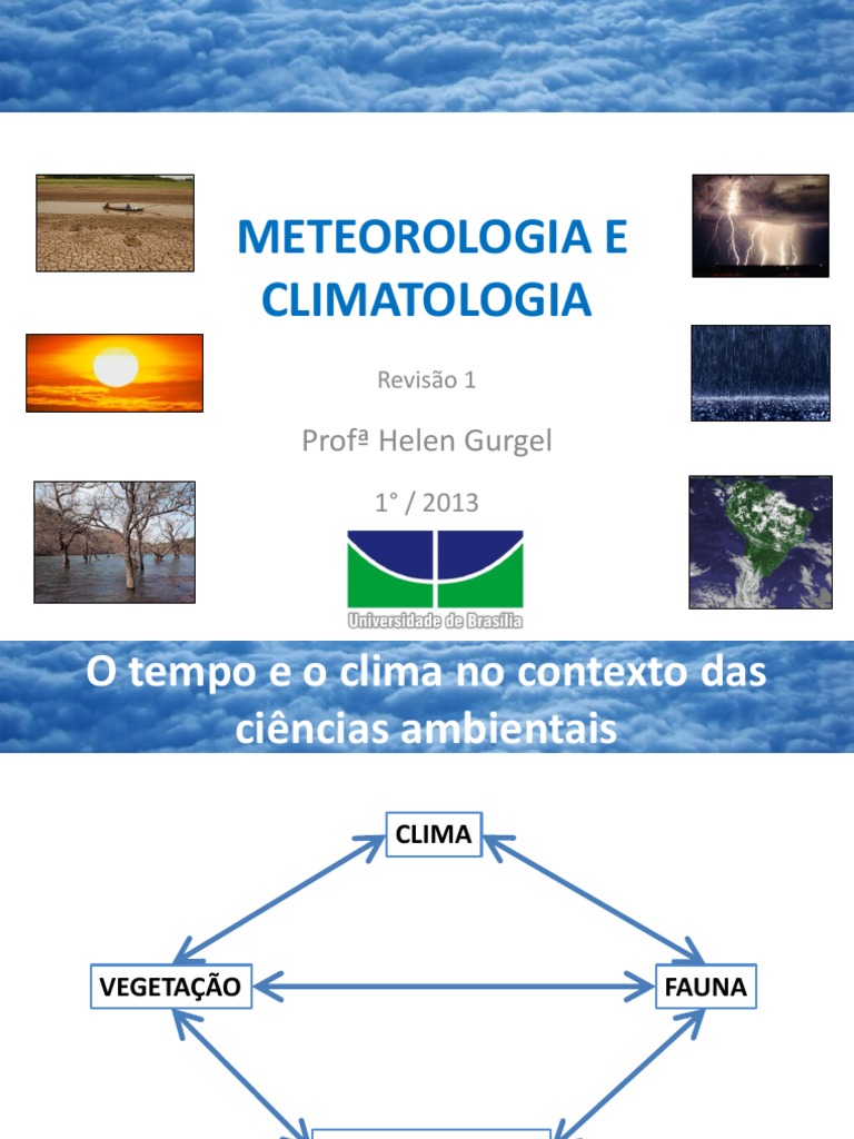 Diferenças entre Meteorologia e Climatologia | PDF | Clima | Meteorologia