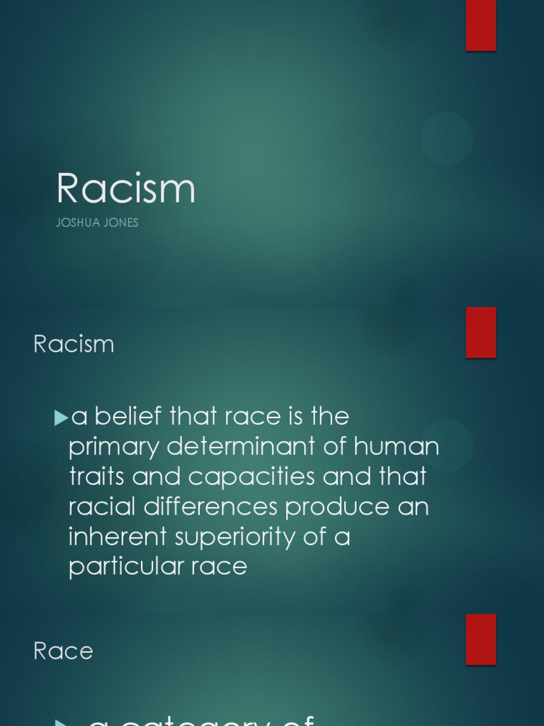 Understanding Racism and Race Errors | PDF