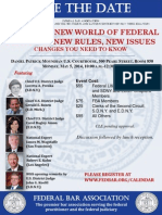 Federal Civil Practice CLE Program SDNY - May 5