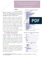 Enquête d'opinion des chefs d'entreprises par Bank Al-Maghrib au 1er trimestre 2014