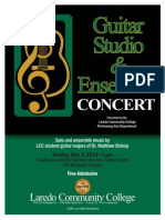 Flyer Perf Arts GuitarEnsemble Studio Spr2014