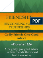 Friendship: Recognizing Your True Friends