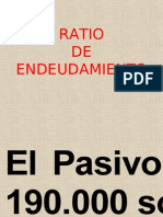 Ratio de Endeudamiento