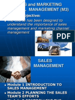 Sales and Marketing Channel Management (M3) : Course Objective