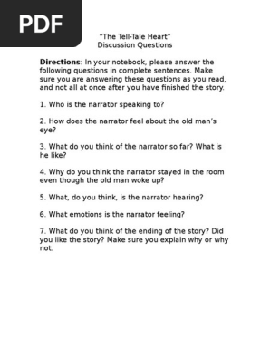 Directions In Your Notebook Please Answer The