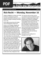 Download Messages from the Mountain OctoberNovember 2009 by Larry Bach SN22119493 doc pdf