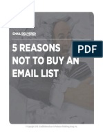 5 Reasons Not to Buy an Email List