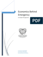 Economics Behind Emergency: in Indian Perspective