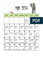 May TB Calendar 