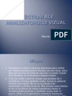 Afectiuni Ale Analizatorului Vizual