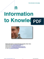 From Information To Knowledge