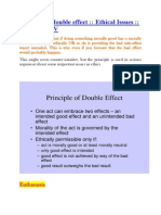 Doctrine of Double Effect