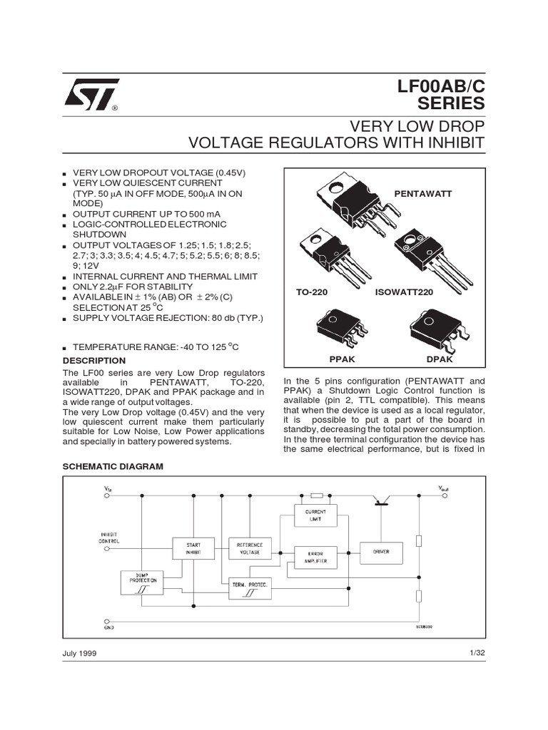 Low Dropout Voltage Regulators | PDF | Computers