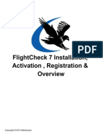 FlightCheck 7 Installation, Activation , Registration & Overview