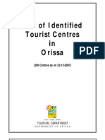 Identified Tourist Centre of Orissa