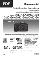 Panasonic Lumix G6 Basic Operating Instructions