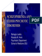 Bms166 Slide Schizophrenia and Other Psychotic Disorders