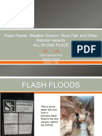 flash floods weather erosion rock fall