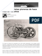 Las Motocicletas de Hace 100 Años