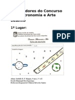 Vencedores Do Concurso Astronomia e Arte