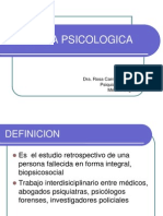 AUTOPSIA PSICOLOGICA