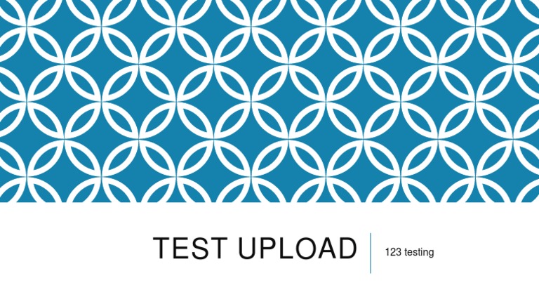Test Upload Document Overview | PDF