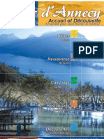 Lac Annecy Accueil et Découverte La Brochure