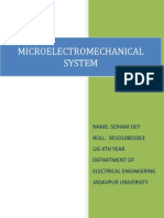 Microelectromechanical System Writeup