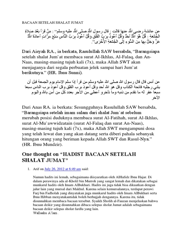 Teks Bilal Idul Adha Dan Artinya Nusagates