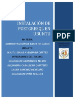 Instalación de PostgreSQL