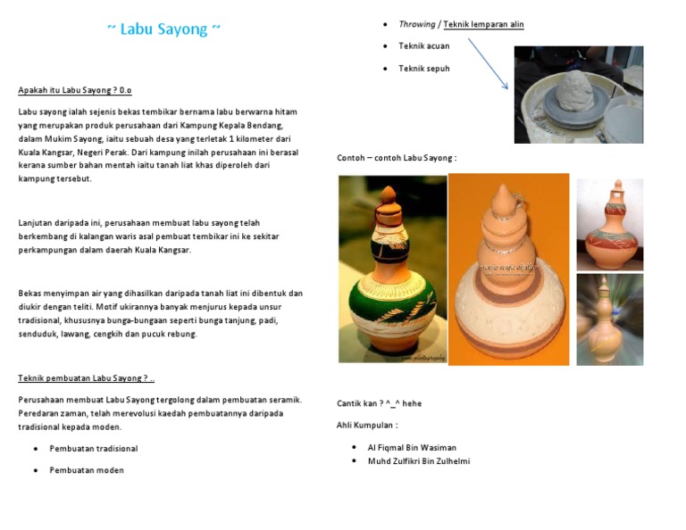 Labu Sayong | PDF | Memasak, Makanan, & Anggur