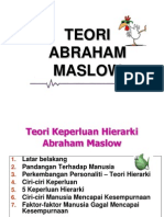 20110209150243teori - Abraham - Maslow (Power Point)