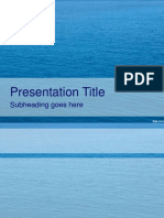 Presentation Subheading