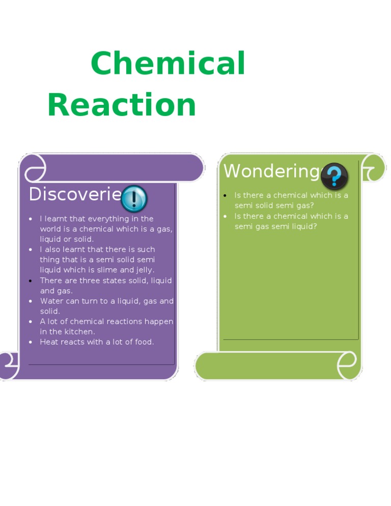 Understanding Chemical Reactions | PDF | Science & Mathematics