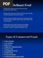 Commercial Fraud
