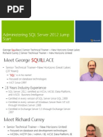 Administering Microsoft SQL Server 2012 Databases Jumpstart-Mod 1 - Final