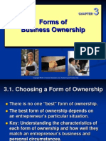 CH 03 - Forms of Business Ownership Ok