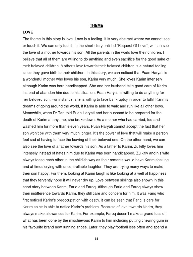 Theme | PDF | Love