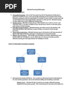 Blended Learning Philosophy