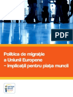 Brosura ED Politica de Migratie a UE