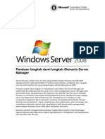 Paduan Penggunaan Server Manager Di Windows Server 2008