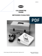 Colorimetre DR 890 Methodes D Analyses PDF