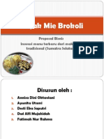 Rujak Mie Brokoli Presentasi