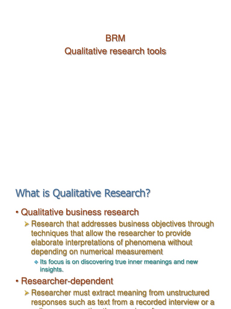 qualitative research methods pdf notes