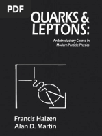 Download Francis Halzen  Alan D Martin - QUARKS  LEPTONS An Introductory Course in Modern Particle Physics by Amex Ayimi SN221378376 doc pdf