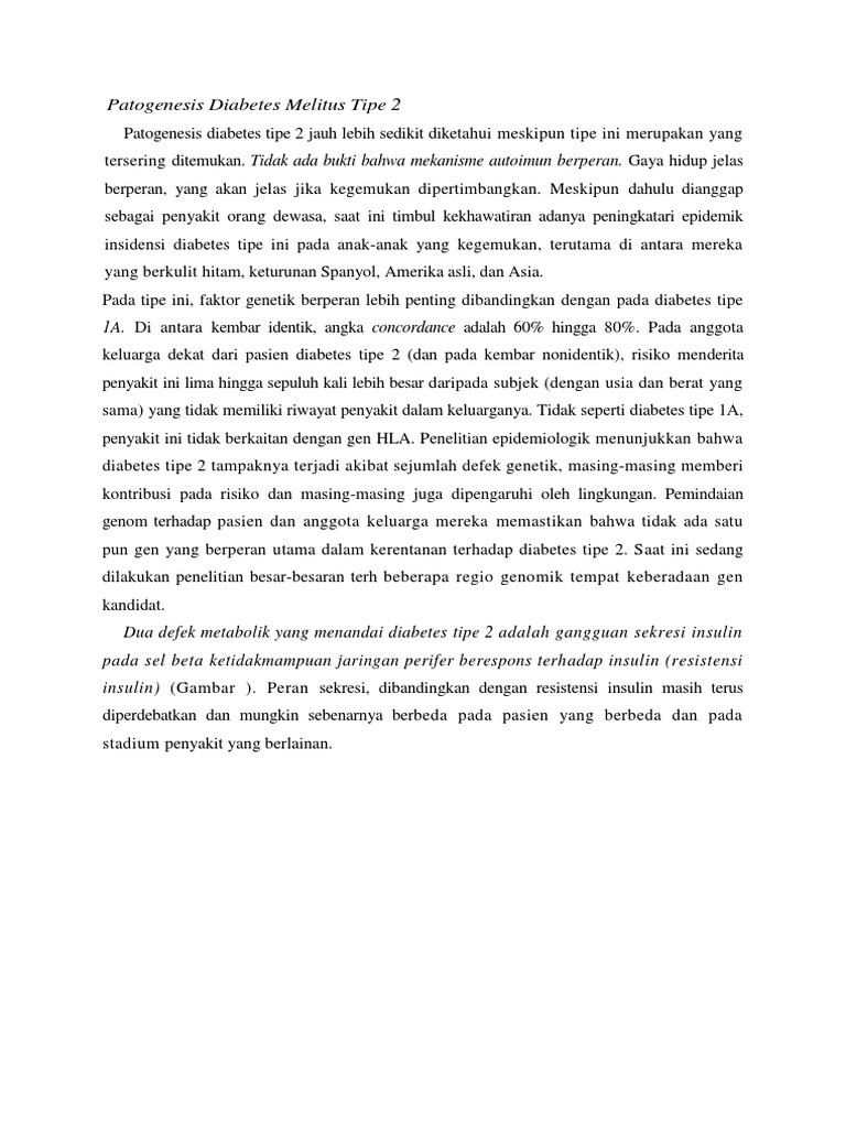 Diabetesmelitus Kencing Manis Hospital Authority