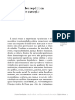 Modernidade - Republica Em Estado de Exceção