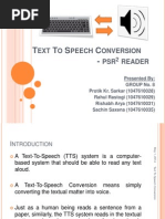 Download Text to Speech Conversion by Prakhar Johari SN221380447 doc pdf