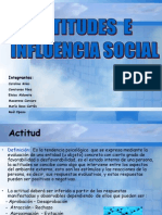 Actitudes e Influencia Social